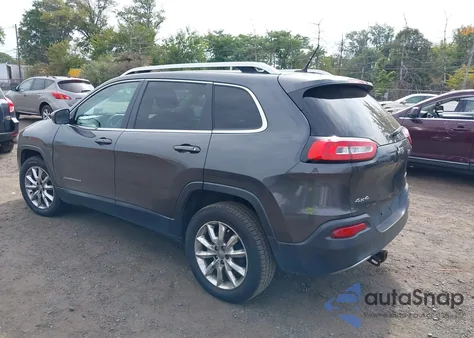2015 Jeep Cherokee Limited из США, поврежденный, VIN 1C4PJMDB8FW514327